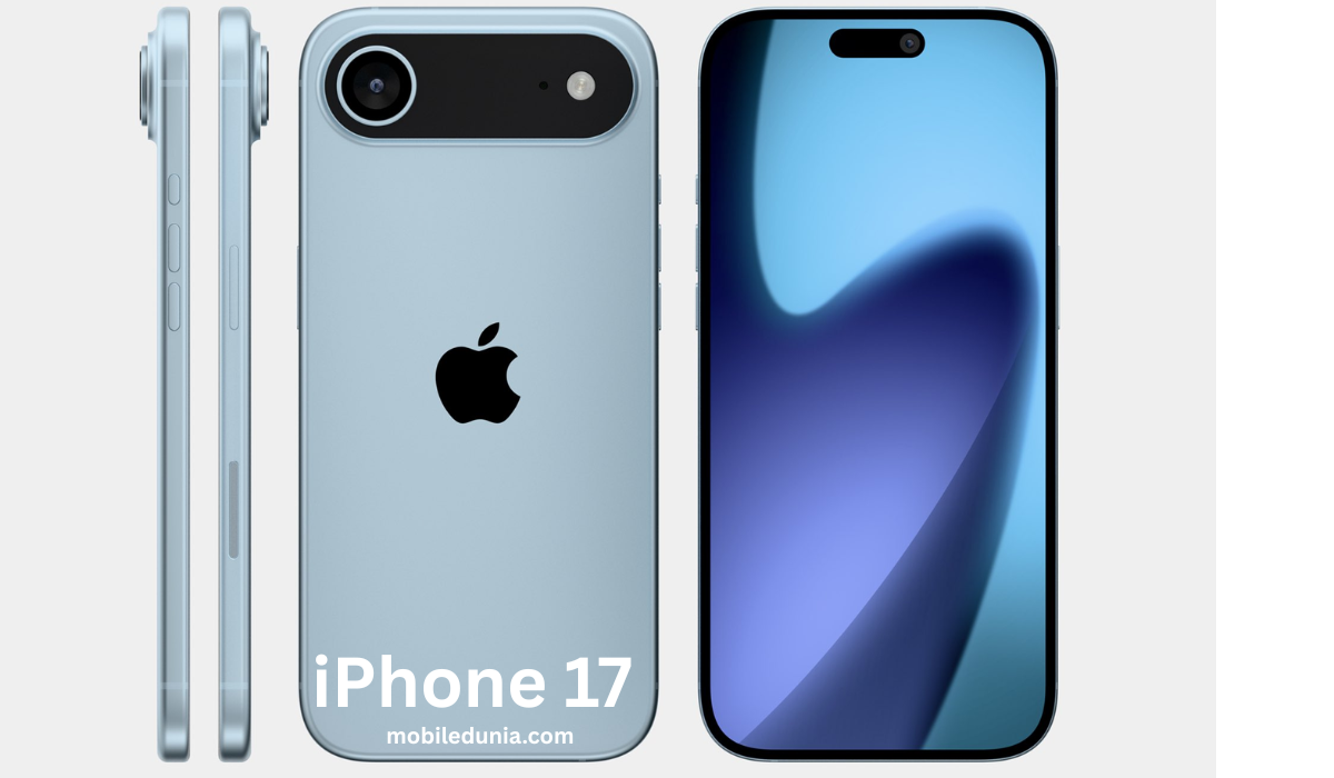 iPhone 17 का नया स्लिम डिजाइन, फ्रंट और बैक व्यू के साथ प्रीमियम लुक