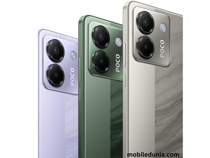 POCO M7 Pro 5G smartphone with 5G connectivity, large display, long battery life, and modern camera setup (2026 model)