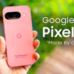 Google Pixel 9a स्मार्टफोन का फ्रंट और बैक डिजाइन, 50MP कैमरा और OLED डिस्प्ले