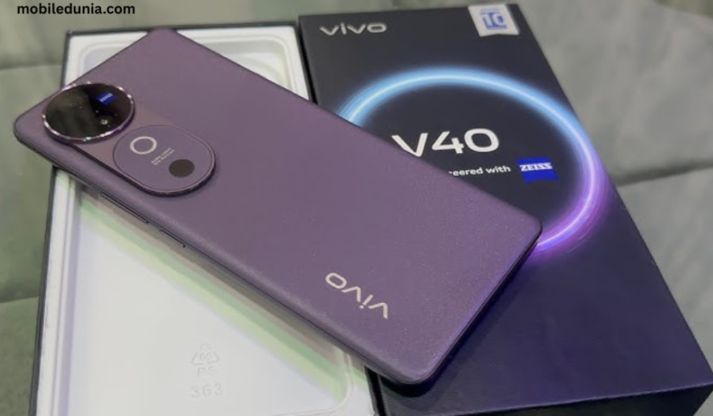 Vivo V40 5G front and back design with price details