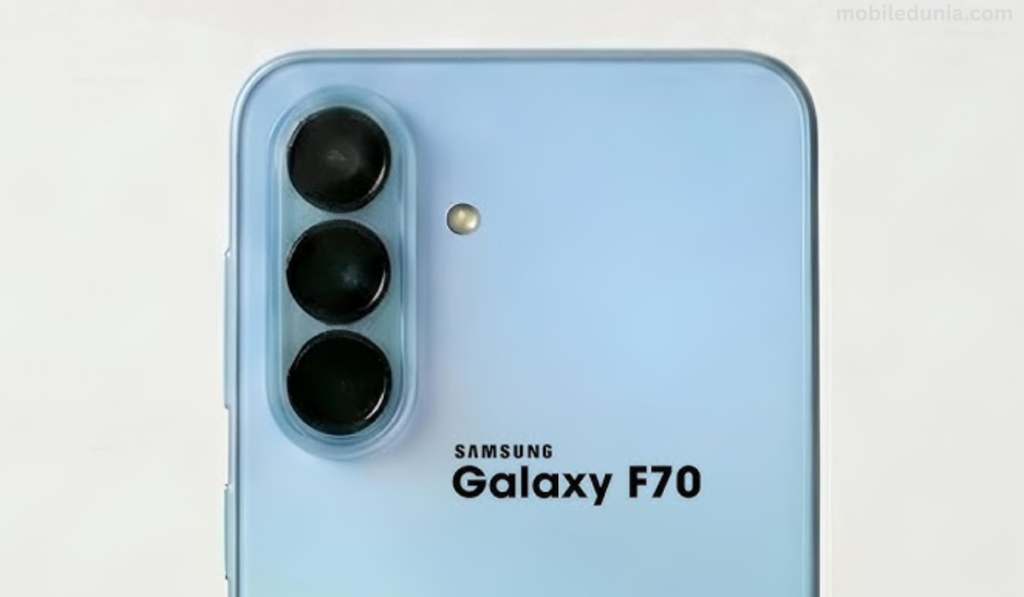 Samsung Galaxy F70 5G with 6000mAh battery and 64MP camera design