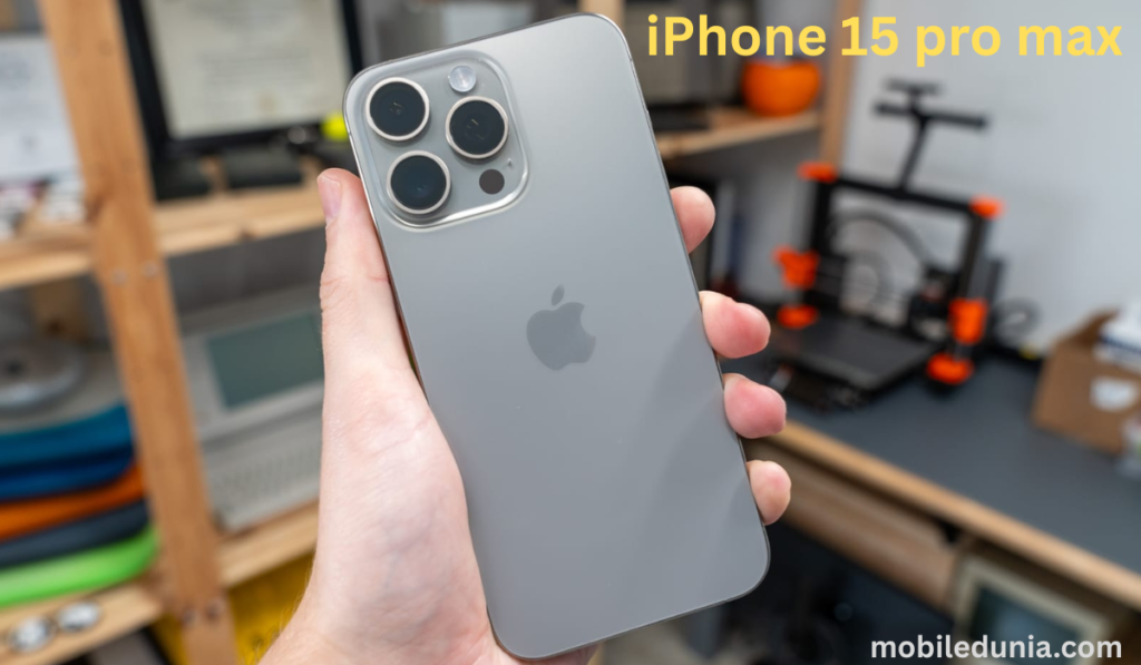 iPhone 15 Pro Max का नया टाइटेनियम फ्रेम और स्लिम बॉडी