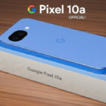 Google Pixel 10a स्मार्टफोन का फ्रंट और बैक डिज़ाइन
