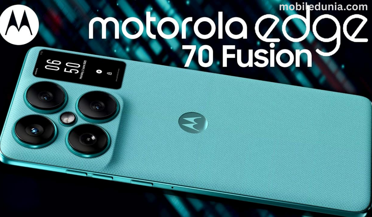 Motorola Edge 70 Fusion smartphone front and back design