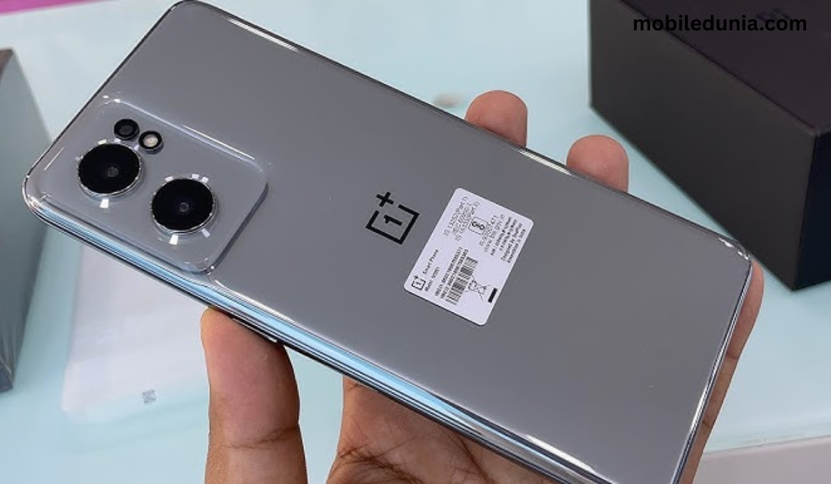 OnePlus Nord 2T 5G smartphone back and front design with AMOLED display