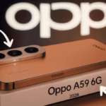 OPPO A59 5G स्मार्टफोन का फ्रंट और बैक डिजाइन