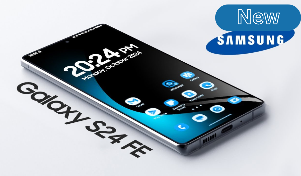 Samsung Galaxy S24 FE स्मार्टफोन का फ्रंट डिजाइन और AMOLED डिस्प्ले