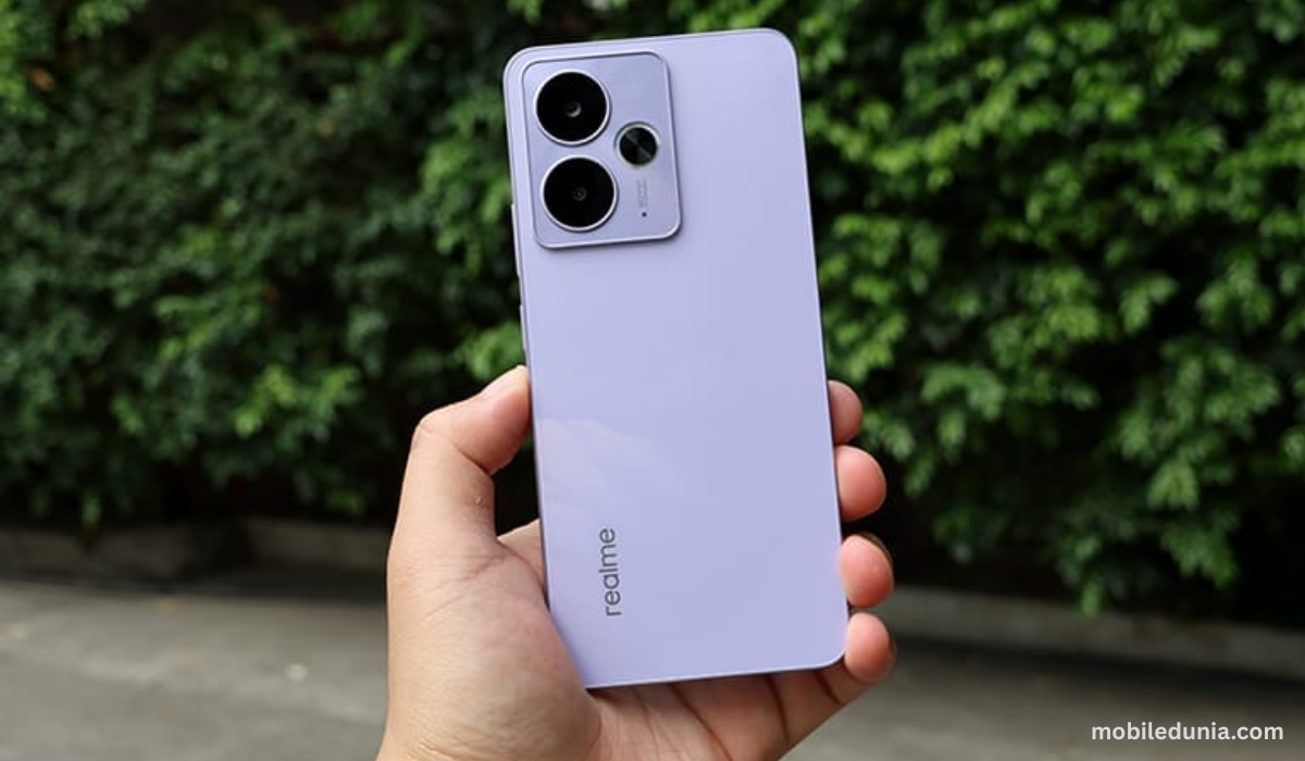 Realme 14T 5G स्मार्टफोन का बैक और फ्रंट डिजाइन, 120Hz AMOLED डिस्प्ले और 6000mAh बैटरी