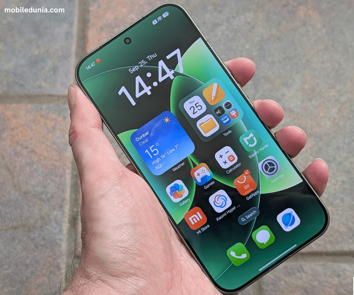 Xiaomi 17 Pro का फ्रंट और बैक डिजाइन