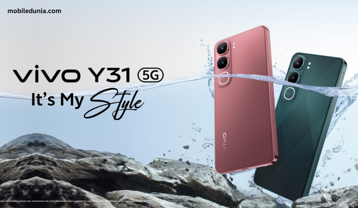 Vivo Y31 स्मार्टफोन का फ्रंट डिजाइन और डिस्प्ले