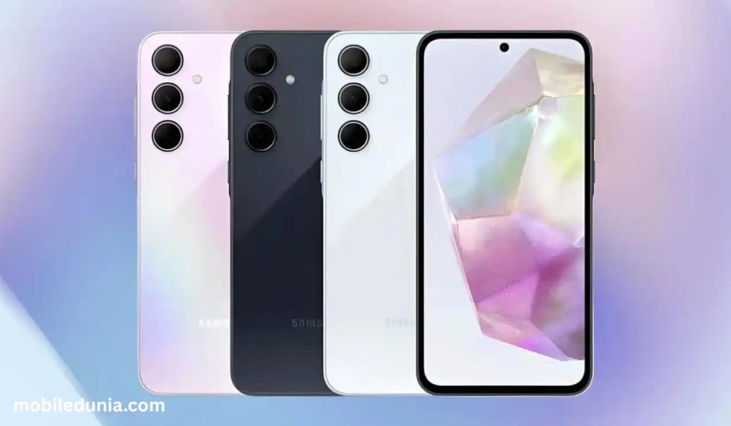 Samsung Galaxy A35 5G का 50MP ट्रिपल कैमरा सेटअप