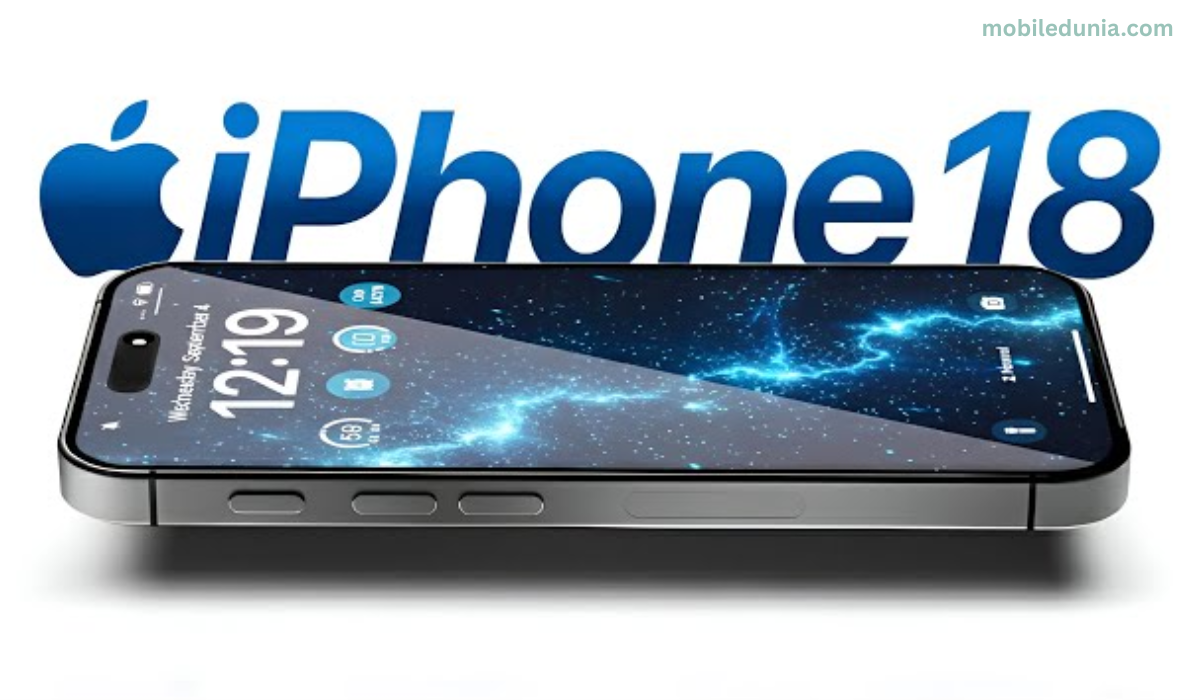 Apple iPhone 18 का फ्रंट फुल-स्क्रीन डिस्प्ले लुक